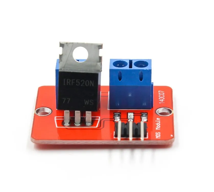 Верхняя кнопка Mosfet 0 24 В модель IRF520 стандартный модуль MCU ARM соединитель Raspberry