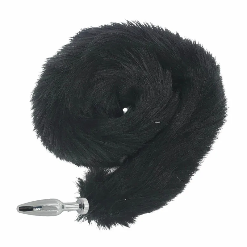 Игрушка с длинным хвостом 80 см анальная пробка лисьим секс игрушки искусственный