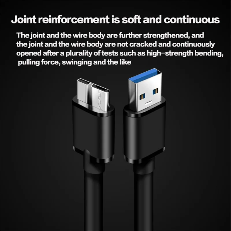 Micro B к USB 3 0 кабель для синхронизации данных внешнего жесткого диска HDD Samsung S5 C