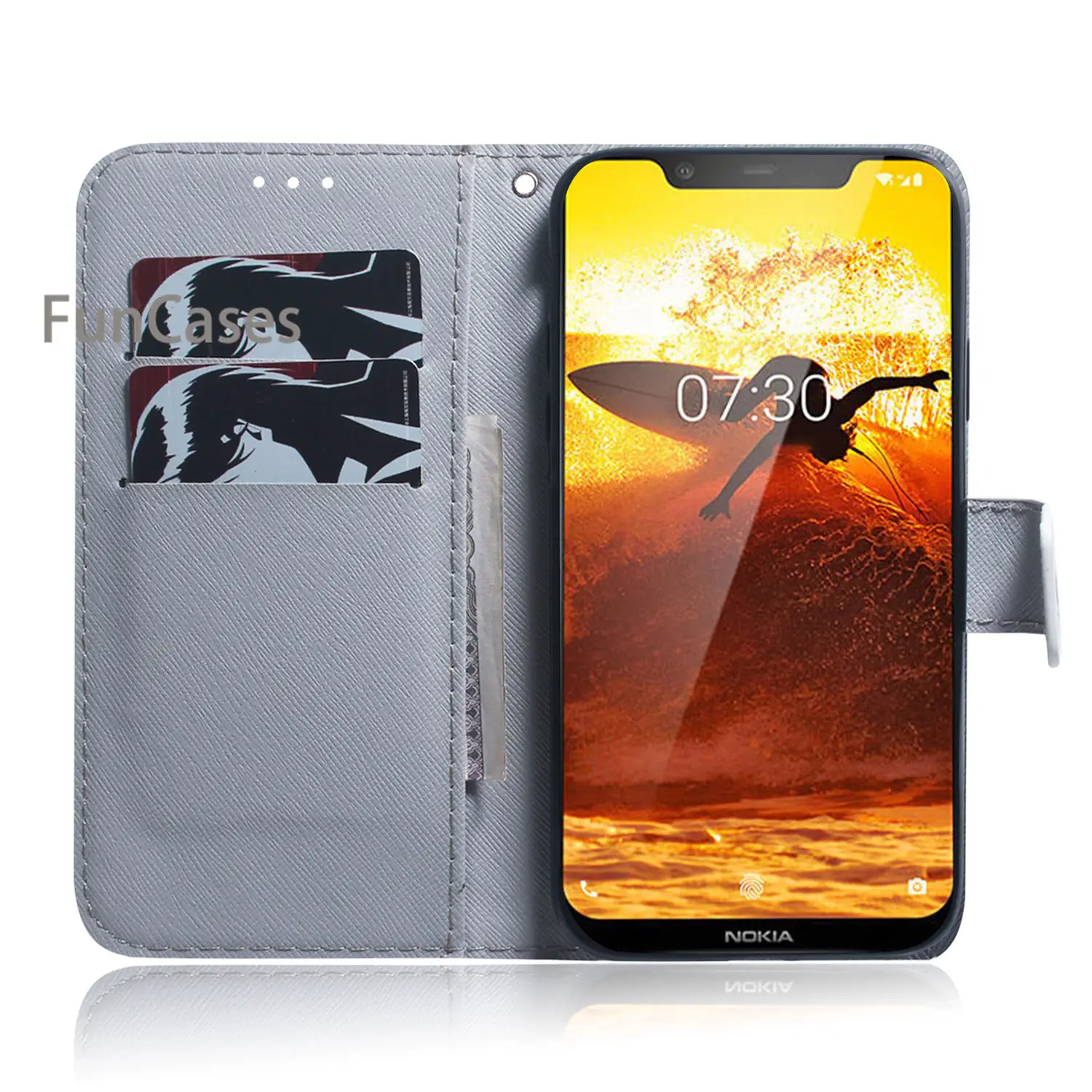Чехол-книжка X7 для смартфонов Nokia 3 2 Ajax sFor etui 8 1 Plus 4 9 puобзор | Мобильные телефоны и