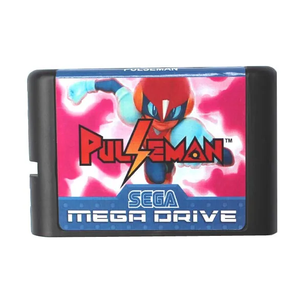 Pulseman (импульсный человек) 16 бит MD карточная игра для Sega игры Mega Drive Genesis|16 bit|md game16 bit