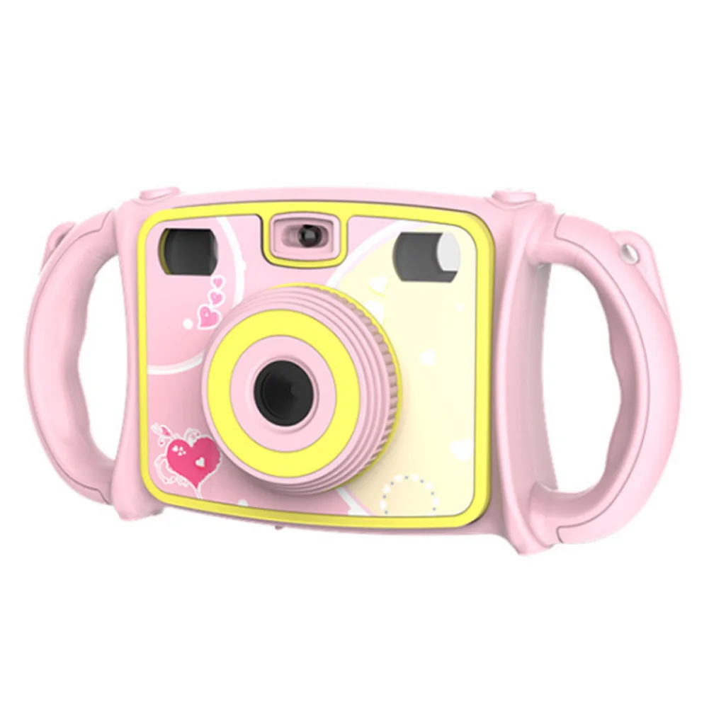 Children HD Mini Digital Camera Dual Lens Shockproof Handles Gift Video Photography HSJ-19 | Электроника