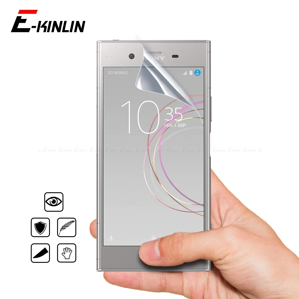 HD мягкая нано Взрывозащищенная защитная пленка для sony Xperia XZ1 XZS XZ Premium X Compact XA XA1 Ultra Plus