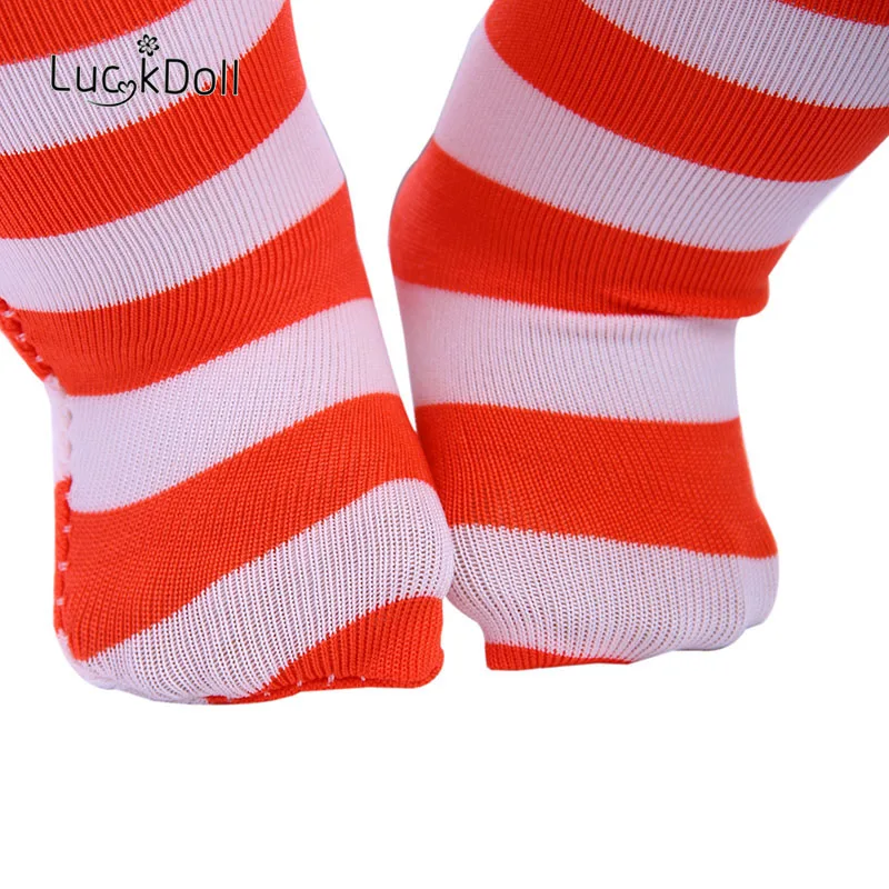 Полосатые Леггинсы LUCKDOLL 18 дюймов американская кукла 43 см аксессуары для одежды