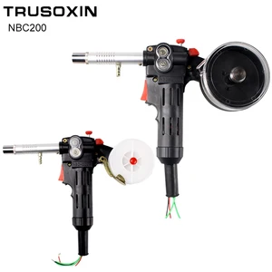 Сварочное оборудование MIG, шпулевой пистолет, двухтактный питатель, алюминиевая медь или нержавеющая сталь, постоянный ток, 24 В, сварофонарь