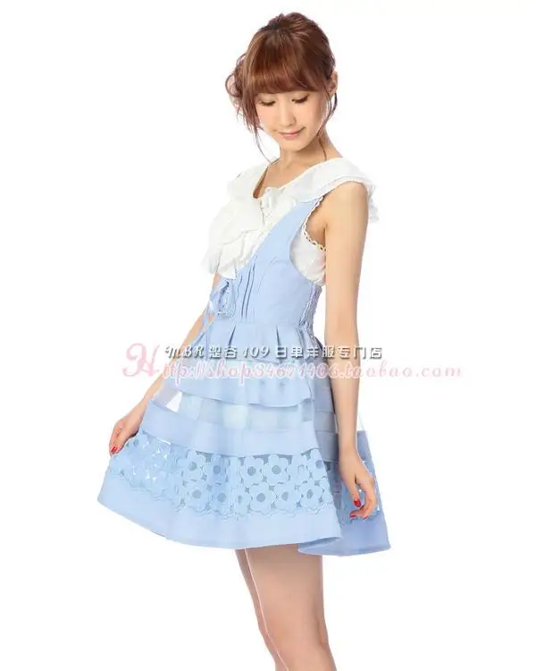 Японский Лиза из органзы материал шитья floret пристегивающийся юбка | Женская