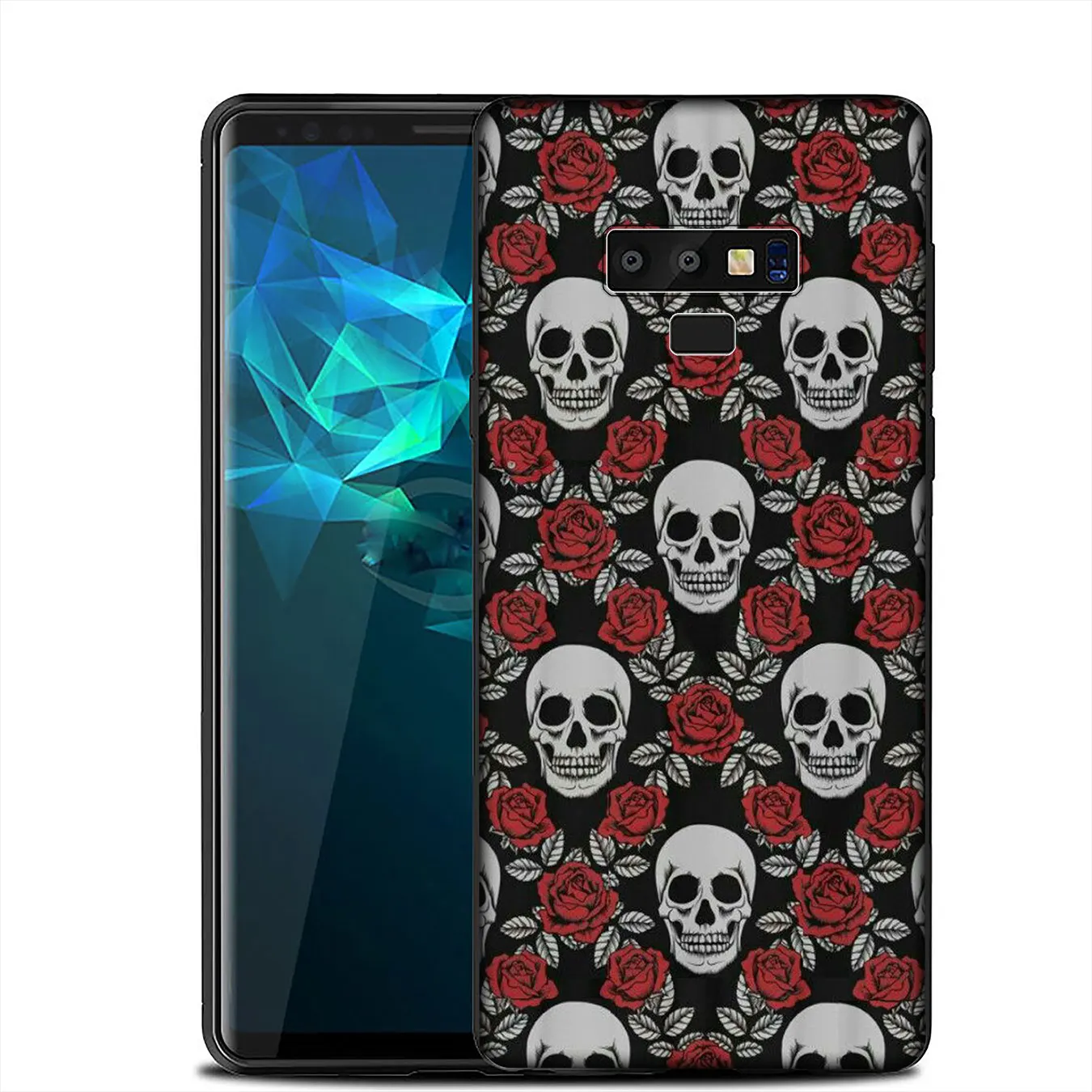 IYICAO сатанинский Череп Мягкий силиконовый чехол для Samsung Galaxy A6 A9 A8 A7 2018 A3 A5 2016 2017 Note 9
