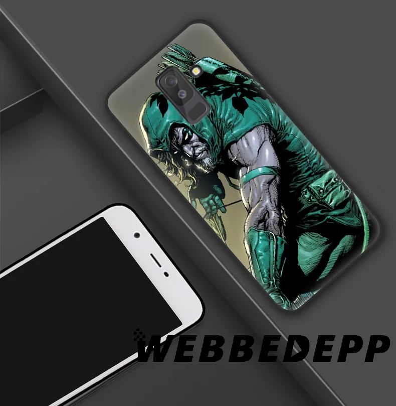 WEBBEDEPP Green Arrow Tv Soft Silicone Case for Samsung Galaxy A9 A8 A7 A6 Plus 2018 A5 A3 2017 2016 Note 9 8 |