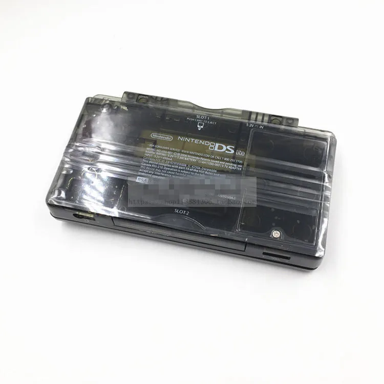 Прозрачный полный корпус чехол Замена оболочки для nintendo DS Lite DSL чехол с винтами