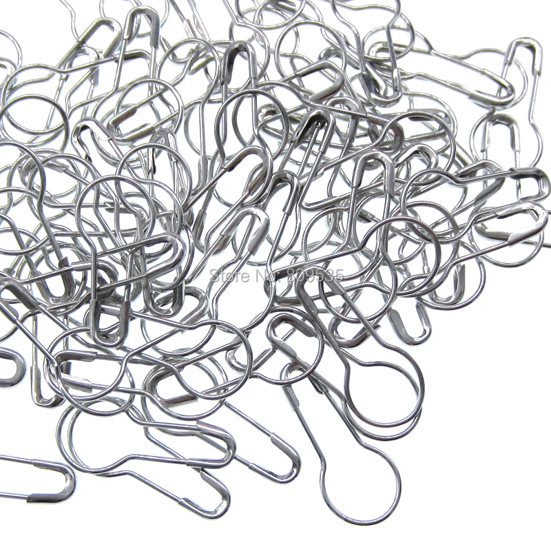 100 шт. серебристые и медные маленькие безопасные булавки для рукоделия круглые с