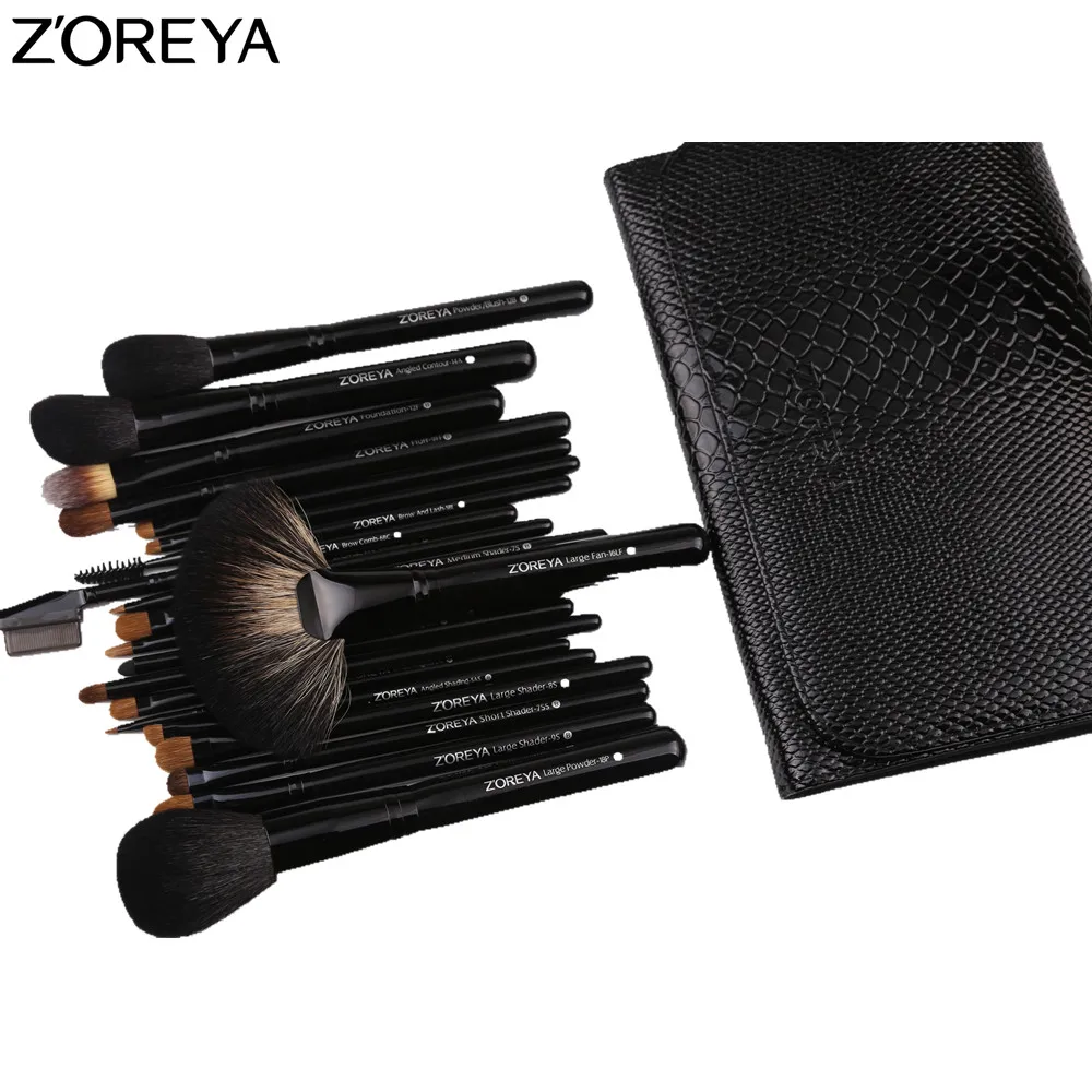 Набор кистей для макияжа ZOREYA 21 шт. кисти растушевки теней пудры губ инструмент