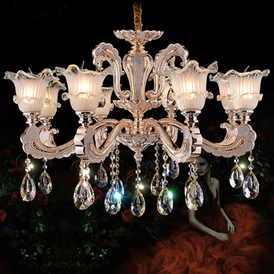 8 lights chandelier Современная люстра Гостиная светлое золото Хрустальная люстра Освещение Nordic современный светильник потолочный кристалл Люстры Спальня лампа люстра потолочная для зала люстра потолочная люстра в гостинную лофт декор - Цвет абажура: 8 lights chandelier