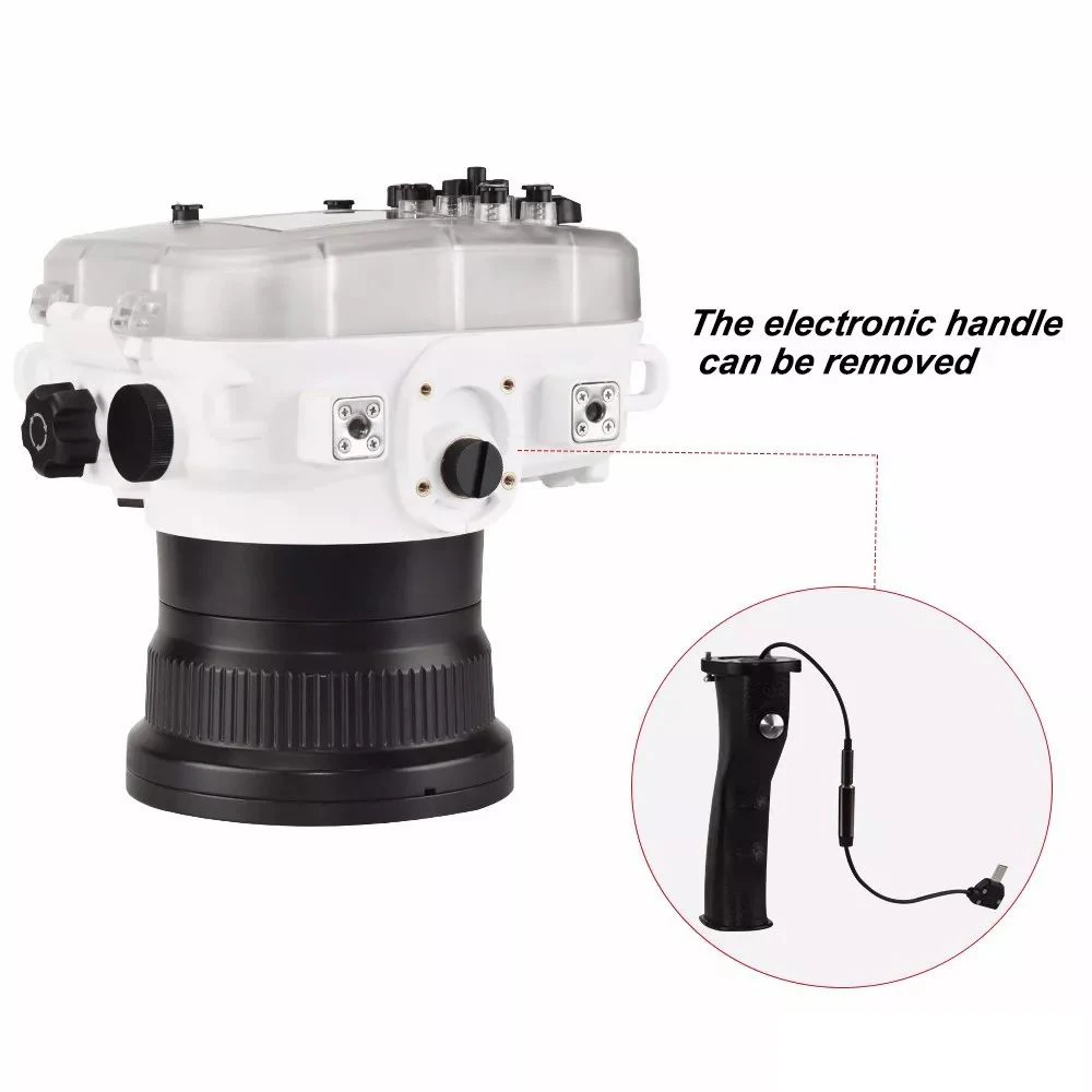 Seafrogs A7 II Pro 40 м/130 футов подводный водонепроницаемый корпус чехол для sony A7 II A7R II A7S II поддержка 28-70 мм объектив с ручкой