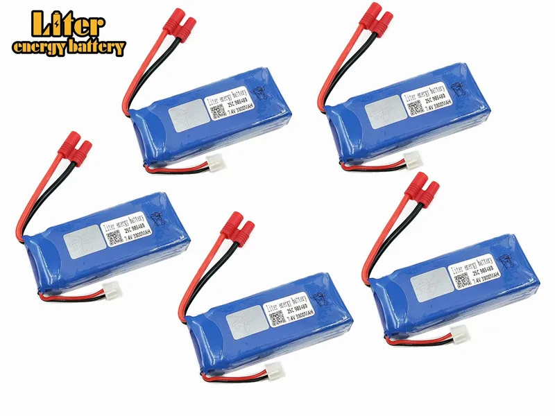 5 шт./лот 7 4 в 3000 мАч Lipo батарея X8W X8G X8HC X8HW X8HG Квадрокоптер Высокая емкость Li po 2S 903480