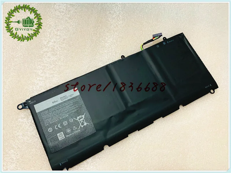 Аккумулятор для ноутбука GYIYGY 7 6 в 60 Вт/ч DELL XPS 13 9360 RNP72 TP1GT PW23Y|Аккумуляторы