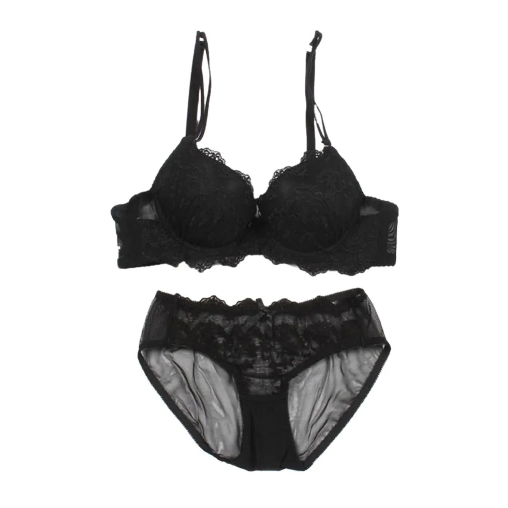 Подробнее о новом женское сексуальное белье атласный принт кружевные комплекты нижнего белья с вышивкой трусики B Чашка