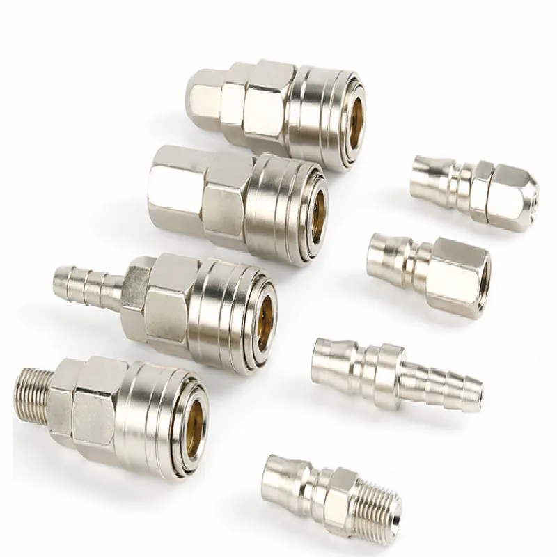 

High pressure pneumatic fitting C self-locking fittings pneumatic fast compressor fittings air compressor parts free shipping