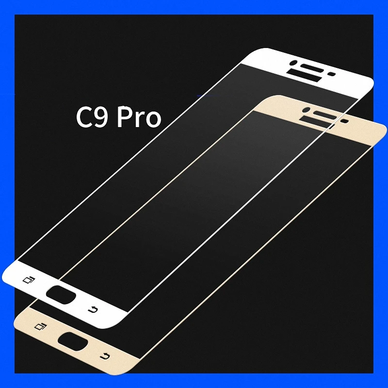 Закаленное стекло с полным покрытием для Samsung Galaxy C9 Pro c9000 6 дюймов стеклянный