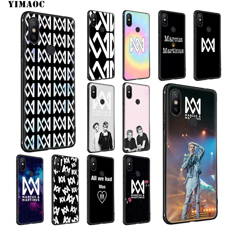 Мягкий силиконовый чехол YIMAOC с логотипом Маркуса и мартинуса для Xiaomi Redmi 7A Note 7 6 6A 5