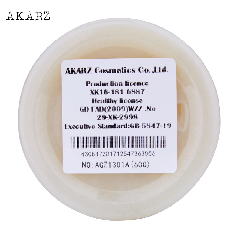 

AKARZ brand natural pure Mango butter Cream high-quality Feet Skin care Remove Foot Dead Whitening Beauty Feet Care Cream 60G