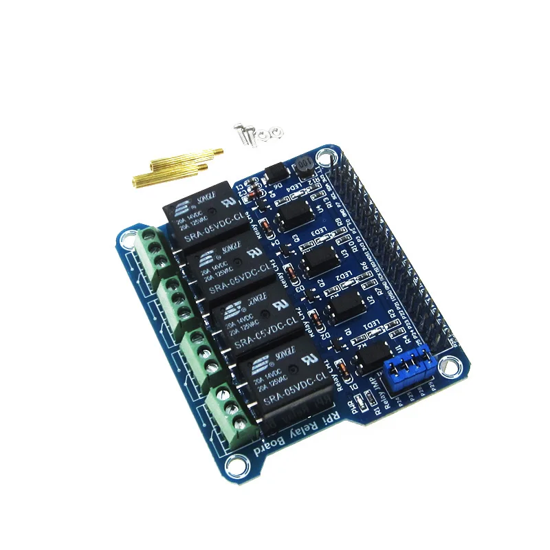 4 Канальный Релейный Модуль расширения raspberry pi для Pi A +/B +/2 B/3B|Интегральные схемы| |
