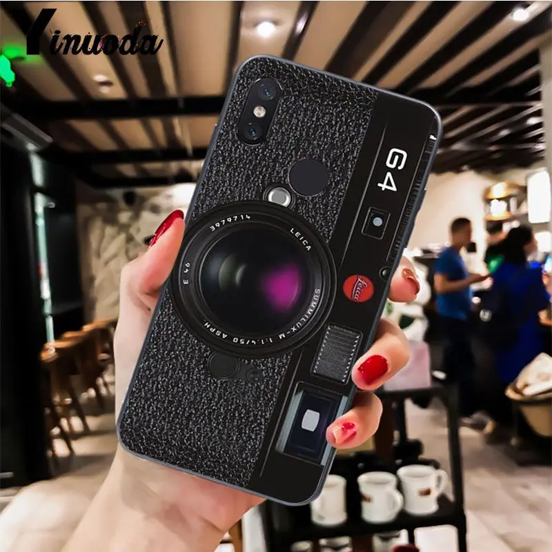 Мягкий силиконовый черный чехол Yinuoda в стиле ретро для камеры Xiaomi Redm4X 6A 5A 7A Redmi5 5Plus