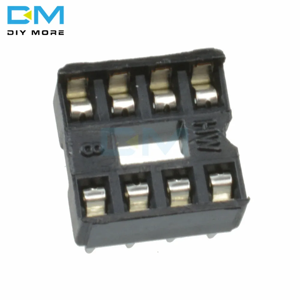 10-50PCS IC Sockets Adaptor Solder Type IC Connector Chip Base 2.54MM DIP8 DIP14 DIP16 DIP28 DIP40 28 14 16 8 40 Pin DIP Socket
