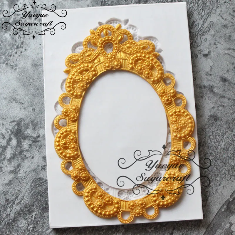 1 шт. силиконовая форма Yueyue Sugarcraft для украшения торта шоколадной мастики|frame silicone