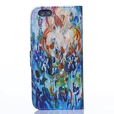 Abstract Painting Pattern PU Leather Full Body Case with Stand for iPhone6 | Автомобили и мотоциклы