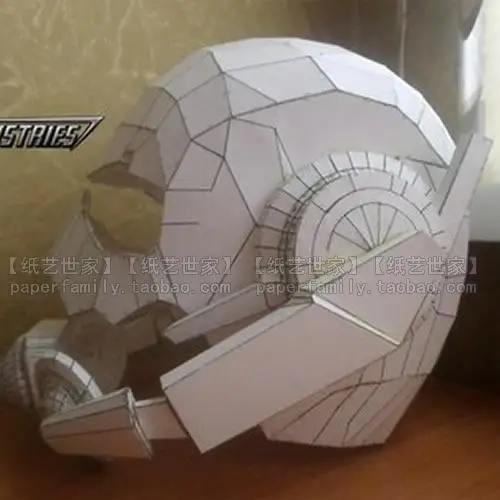 3D бумажная модель муравей мужская маска для шлема 1:1 носимая косплей реквизит