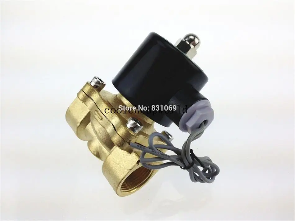 1 шт 12VDC 3/4 &quotЭлектрический Соленоидный клапан воды воздуха N/C NC нормальное