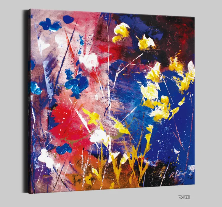 2017 Handmade Popular Abstract Landscape Oil Painting On Canvas Hand Painted Modern Flower for Living Room Wall Art | Дом и сад