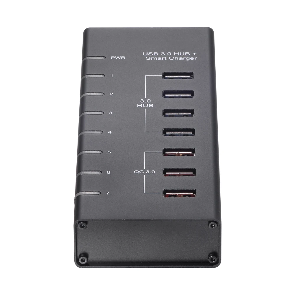 Алюминиевый мульти Порт USB3.0 Тип концентратор adpater Портативный Micro B для 4 порта USB 3