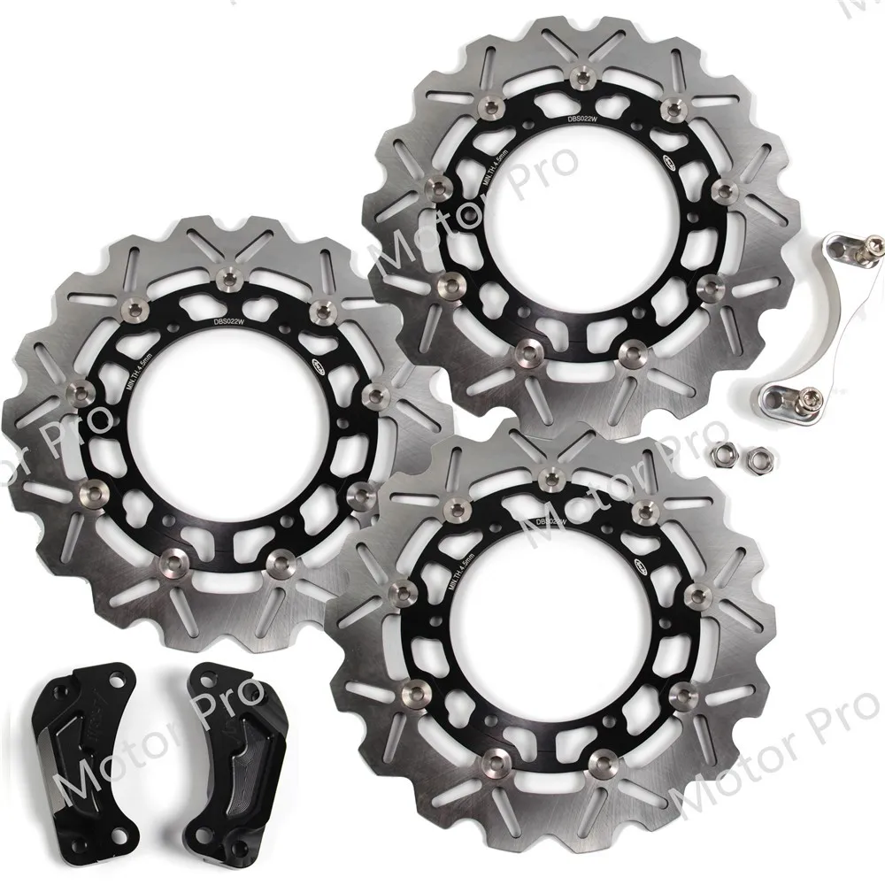 

1 комплект плавающего переднего и заднего тормозного диска для Yamaha XP T-MAX 500 2008 2009 2010 2011, комплект ротора диска для мотоцикла XP500 T-MAX 500 TMAX