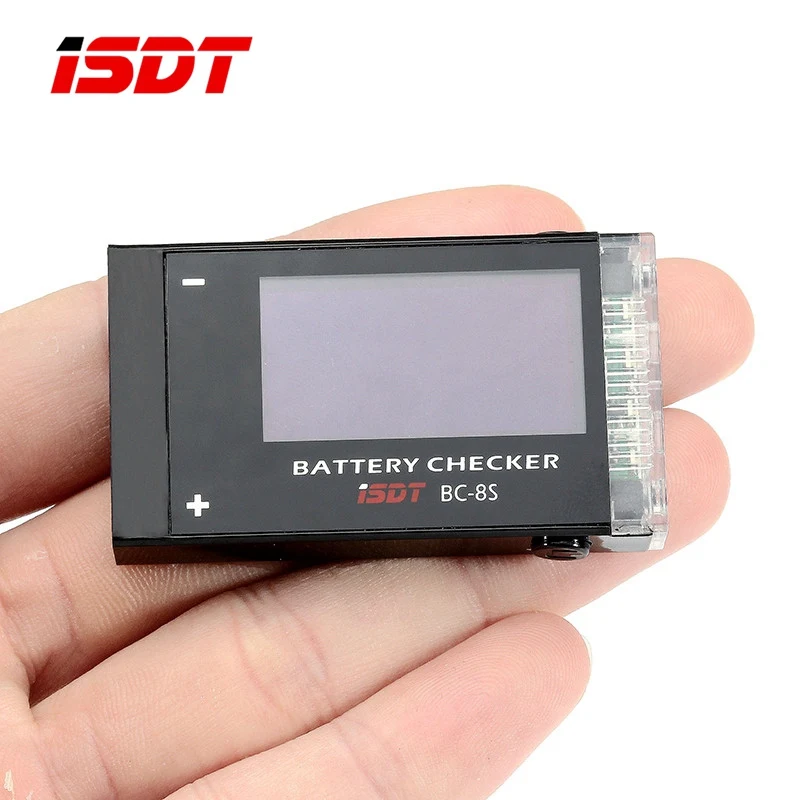 Isdt bc-8s Батарея для проверки testor детектор с двумя 85db зуммер OLED Экран lipo lihv жизнь Liion