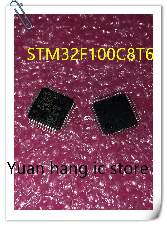 10 шт. STM32F100C8T6B STM32F100C8T6 STM32F100 32F100C8T6B 32F100 C8T6B LQFP48 | Электроника