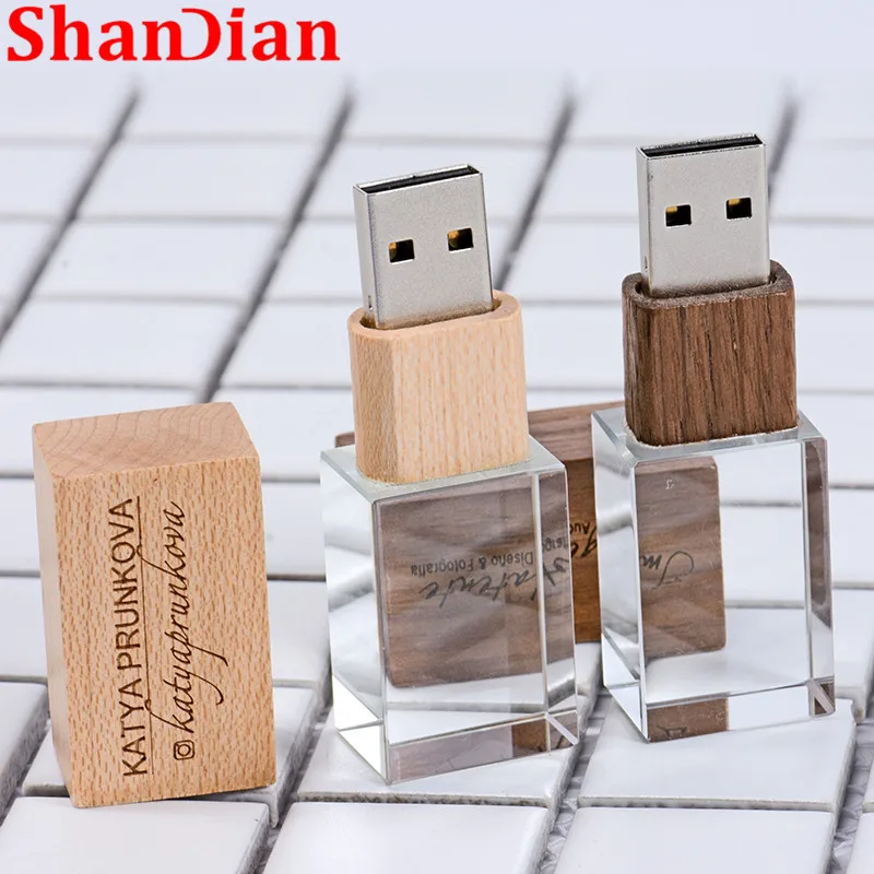 SHANDIAN(более 10 шт. бесплатный логотип) дерево с кристаллами USB флэш-накопитель креативный флеш-накопитель 8 ГБ 16 ГБ 32 ГБ 64 Гб карта памяти