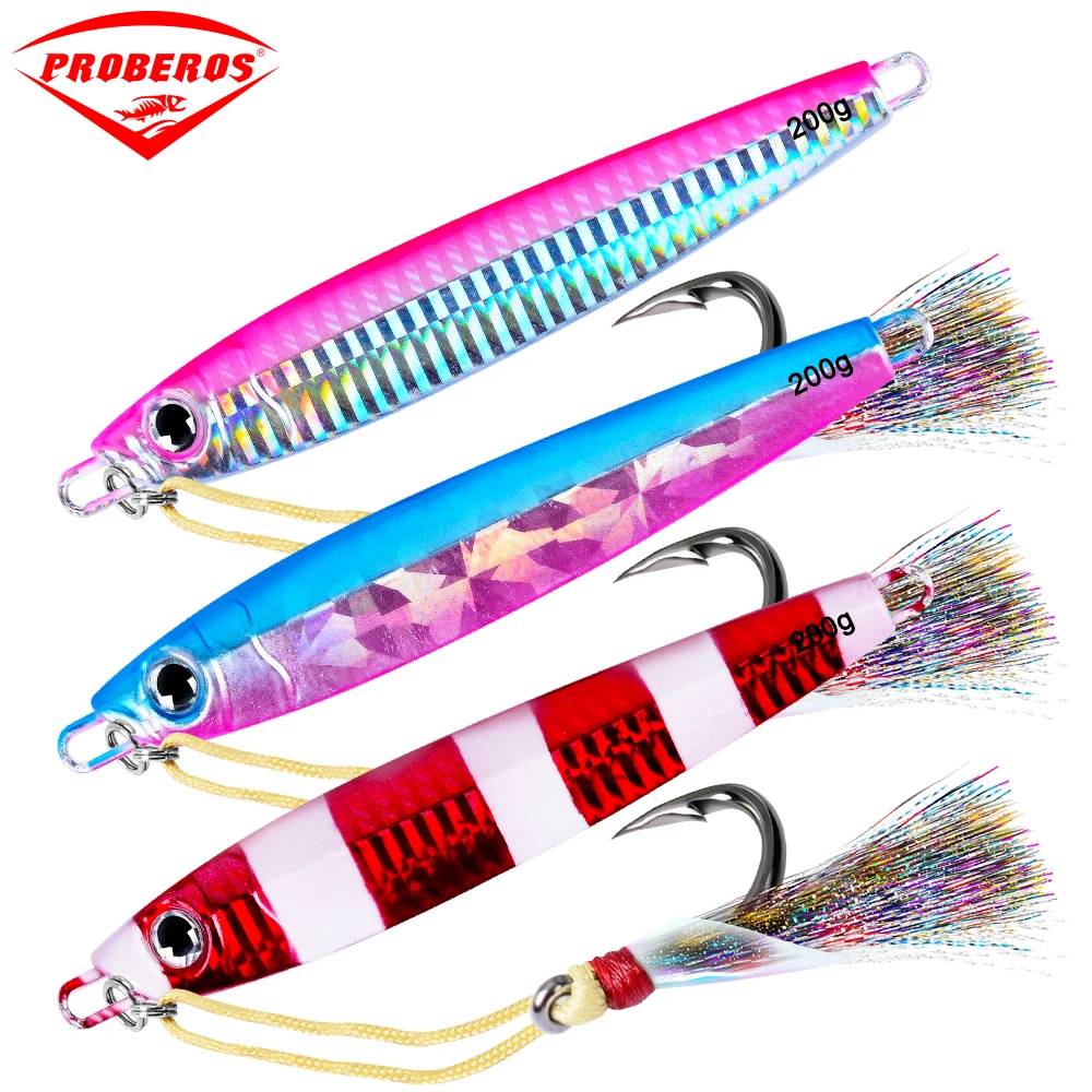 5pcs/lot Lead Fish 80g-100g-150g-200g Fishing Lures 5 color Bait 16.5cm-6.5&quot Casting Lure Deep sea Jig Tackle | Спорт и
