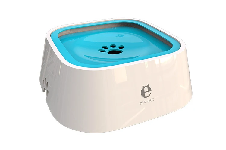 Petshy 1.5L миски для собак, плавающие, не смачивающие рот, миска для кошек, не разливающиеся, питатель для питьевой воды, пластиковая портативная миска для собаки