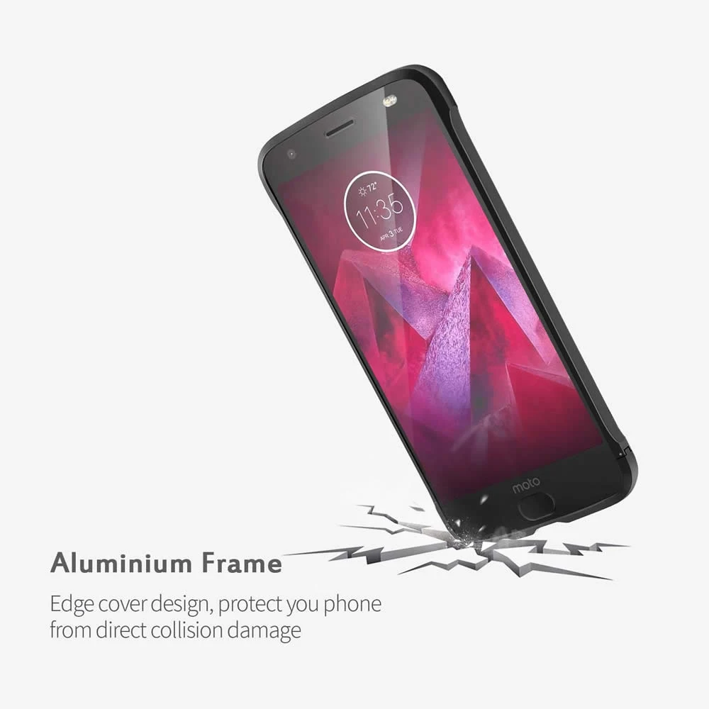 Чехол бампер Moto Z4 / Z3 /Z3 Play /z2 play force совместимый с модами motorola Роскошный