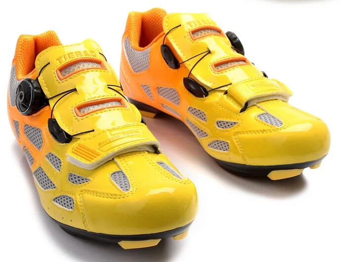 Кроссовки TIEBAO мужские для велоспорта самоблокирующиеся регулировка вращения