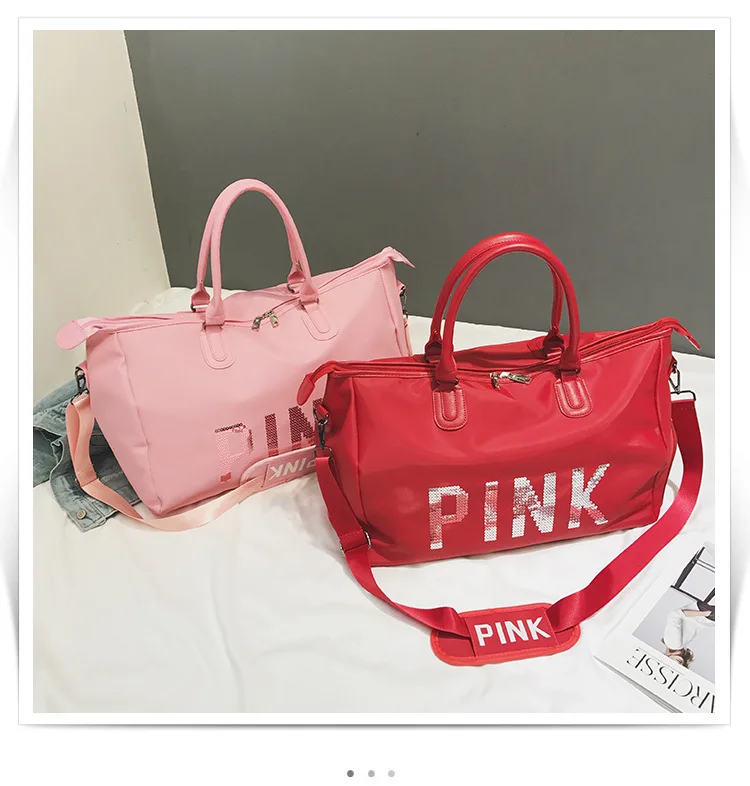 Черная Женская спортивная сумка с блестками, сумка для фитнеса, путешествий, для улицы, раздельное пространство для обуви, спортивная женская сумка