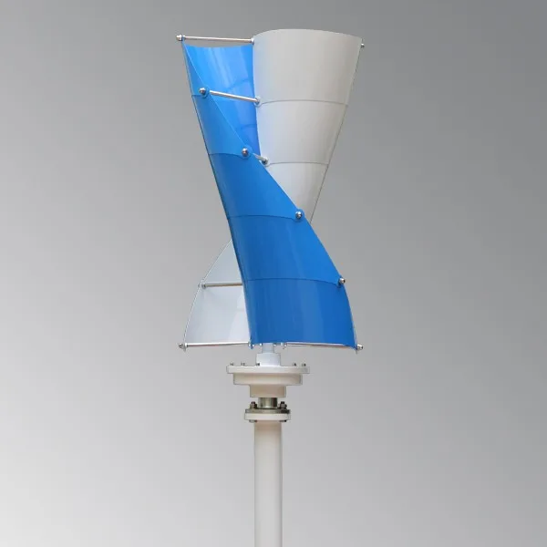 en Ucuz En Satış 200 W 12 V/24 V Spiral çoklu Renk Dikey Rüzgar Türbini Ile En Düşük Fiyat