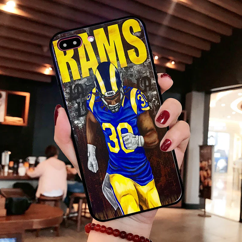 Yinuoda клуб Лос-Анджелес Рэмс чехол для телефона NFL Джаред Гофф iPhone по номерам DIY