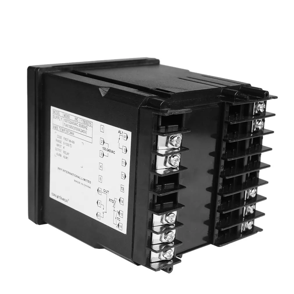 SINOTIMER Universal Input PID Temperature Controller Thermostat Sensor K Thermocouple Regulator Relay Output Heat Cool Alarm |