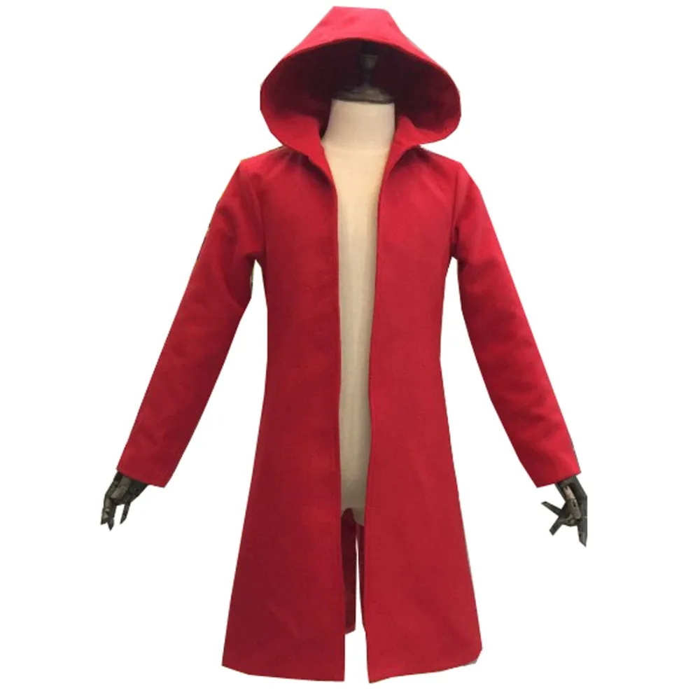 2018 цельнометаллический костюм алхимика Эдварда Элрика, только шерстяное пальто