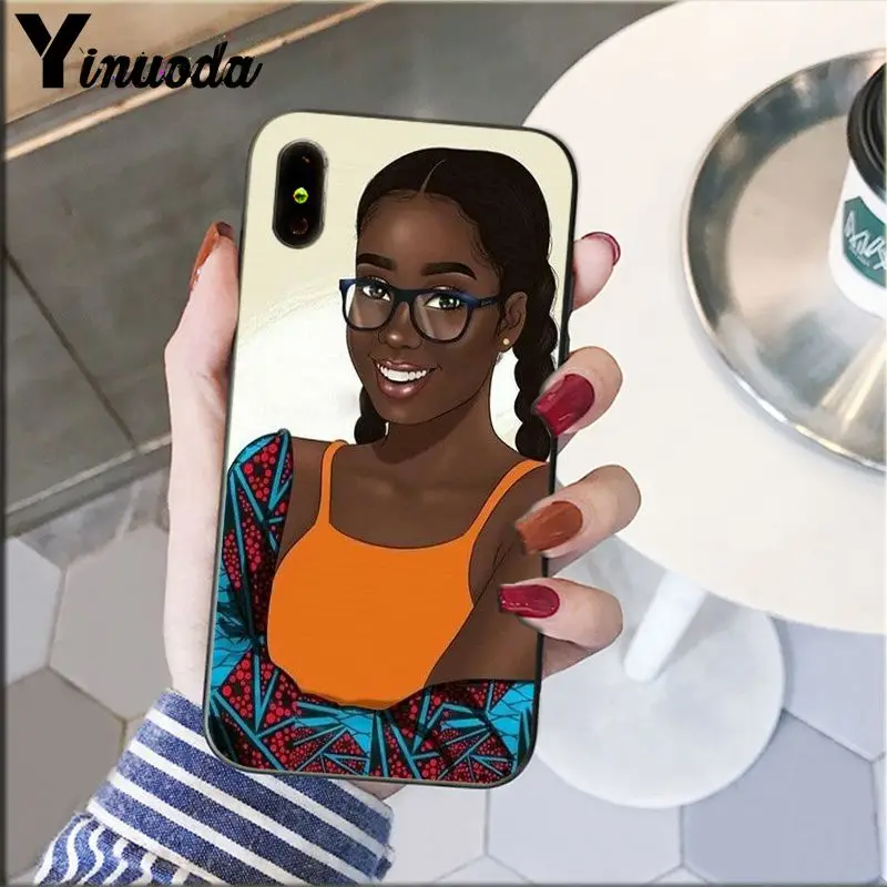Yinuoda черные чехлы для телефонов Apple iPhone 8 7 6 6S Plus X XS MAX 5 | Мобильные телефоны и