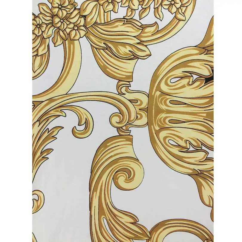 Luxury Brand Design 3D Printed Gold Palace Flower T-shirt Men 2019 Summer Breathable Short Sleeve Harajuku Swag tee shirts Tops | Мужская