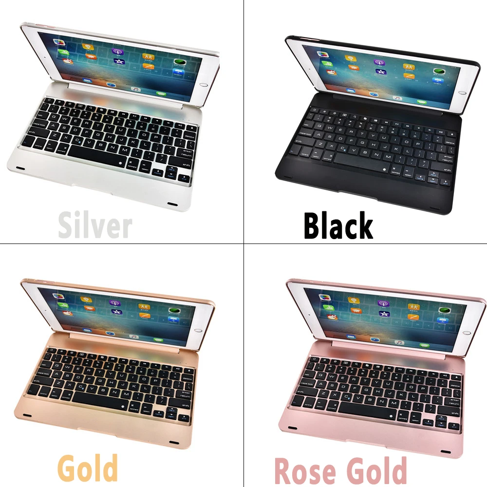 Складной ноутбук дизайн Bluetooth клавиатура чехол для Apple iPad 9,7 5th 6th поколения iPad Air 1 2 5 6 iPad Pro 9,7 Клавиатура Чехол