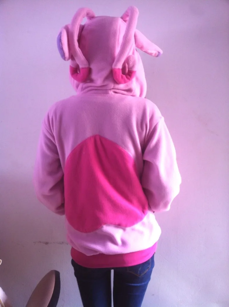 Флисовый мультфильм аниме животное розовый/синий Стич для женщин и мужчин пара